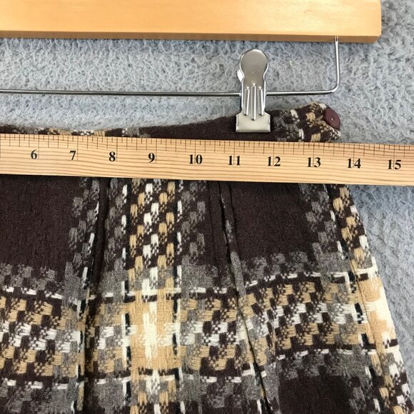 VIntage 1960s Wool Darlenette Teen Mate High Waisted Pencil Skirt size 14 - Picture 6 of 10